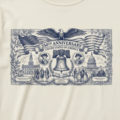 250 Years of Liberty — America 250 Heritage Tee