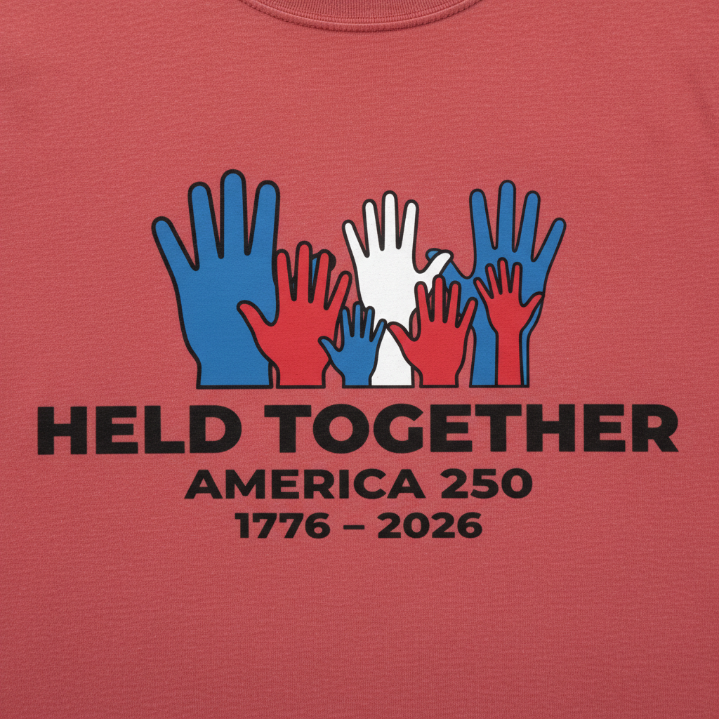 Hands of Unity — America 250 Heritage Tee