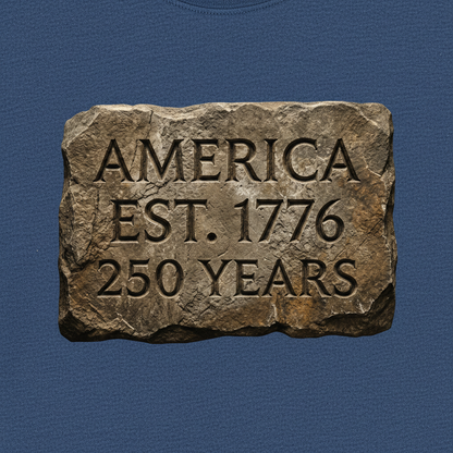 Carved in Stone — America 250 Heritage Tee