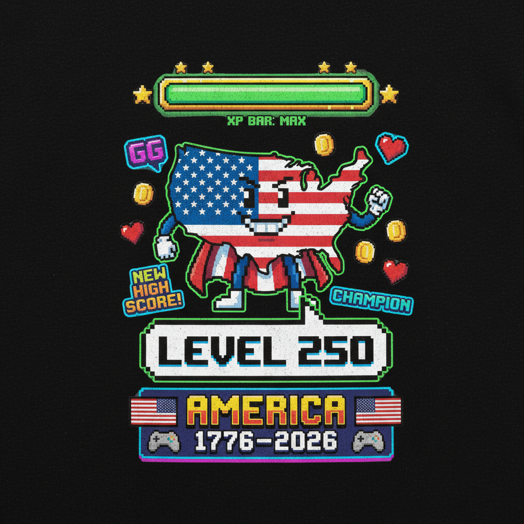 America Reached Level 250  T-Shirt