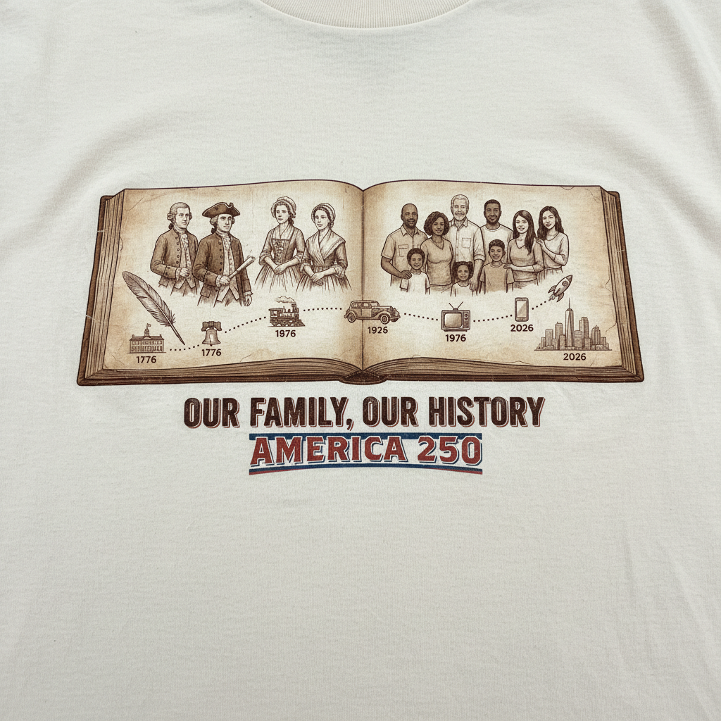Our Family, Our History — America 250 Heritage Tee