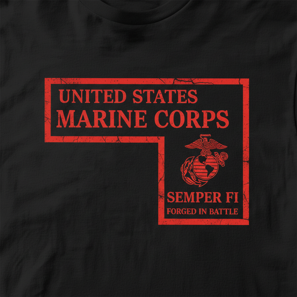 USMC "Brotherhood Since 1775" Forged In Battle Tee
