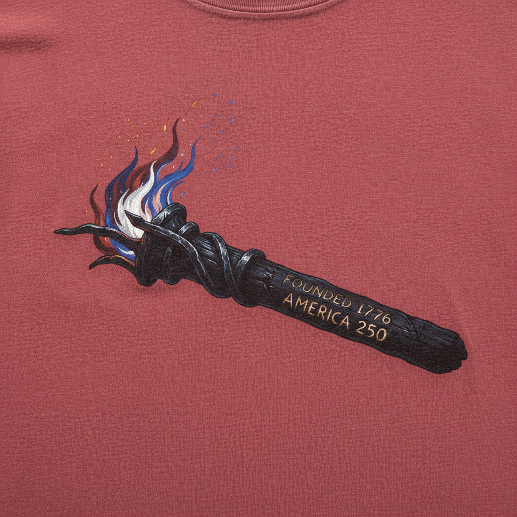 Vigilant Flame — America 250 Heritage Tee