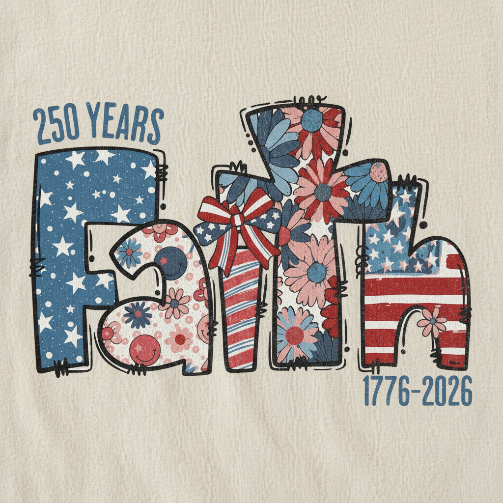 America 250 – Faith & Freedom T-Shirt