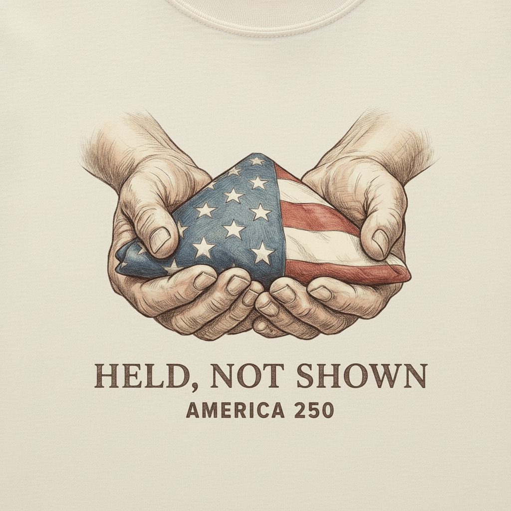 Held, Not Shown — America 250 Tee