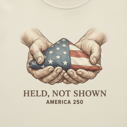 Held, Not Shown — America 250 Tee