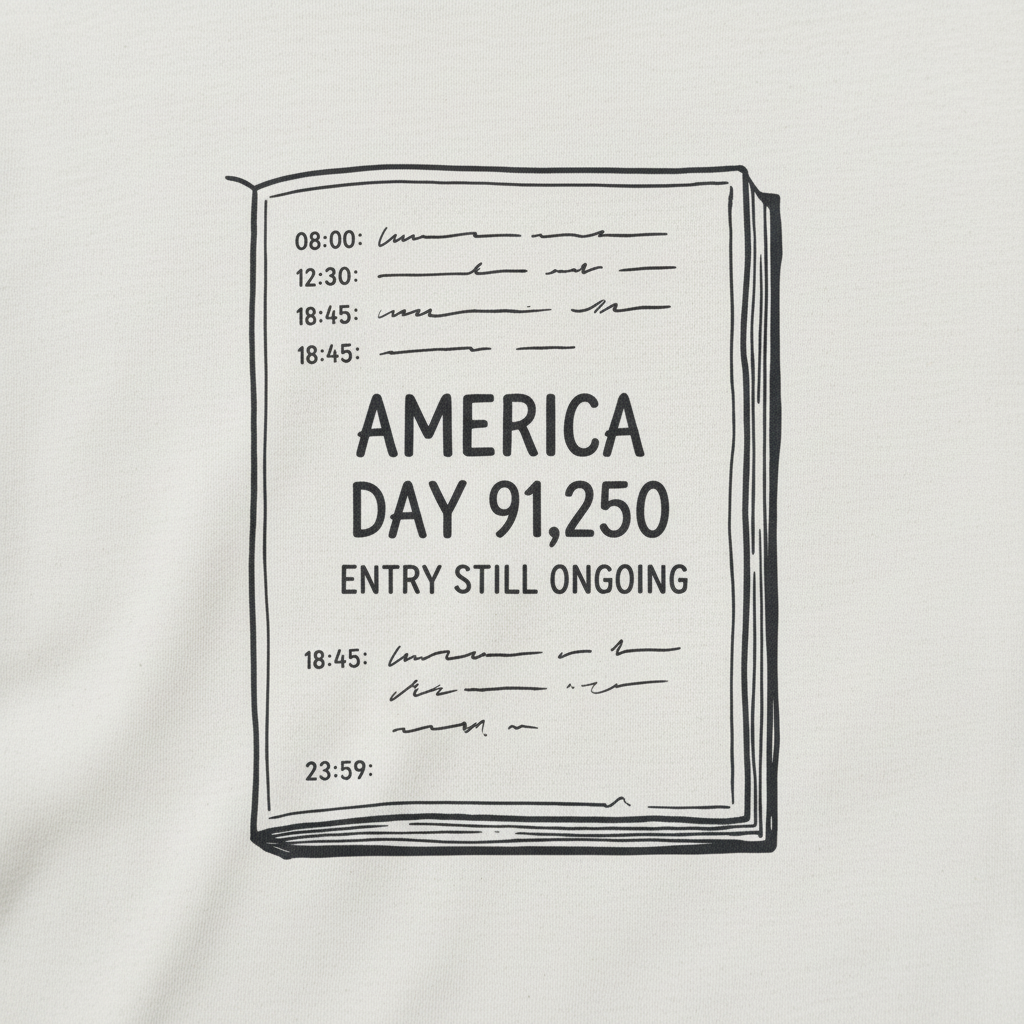 Entry Still Ongoing — America 250 Tee
