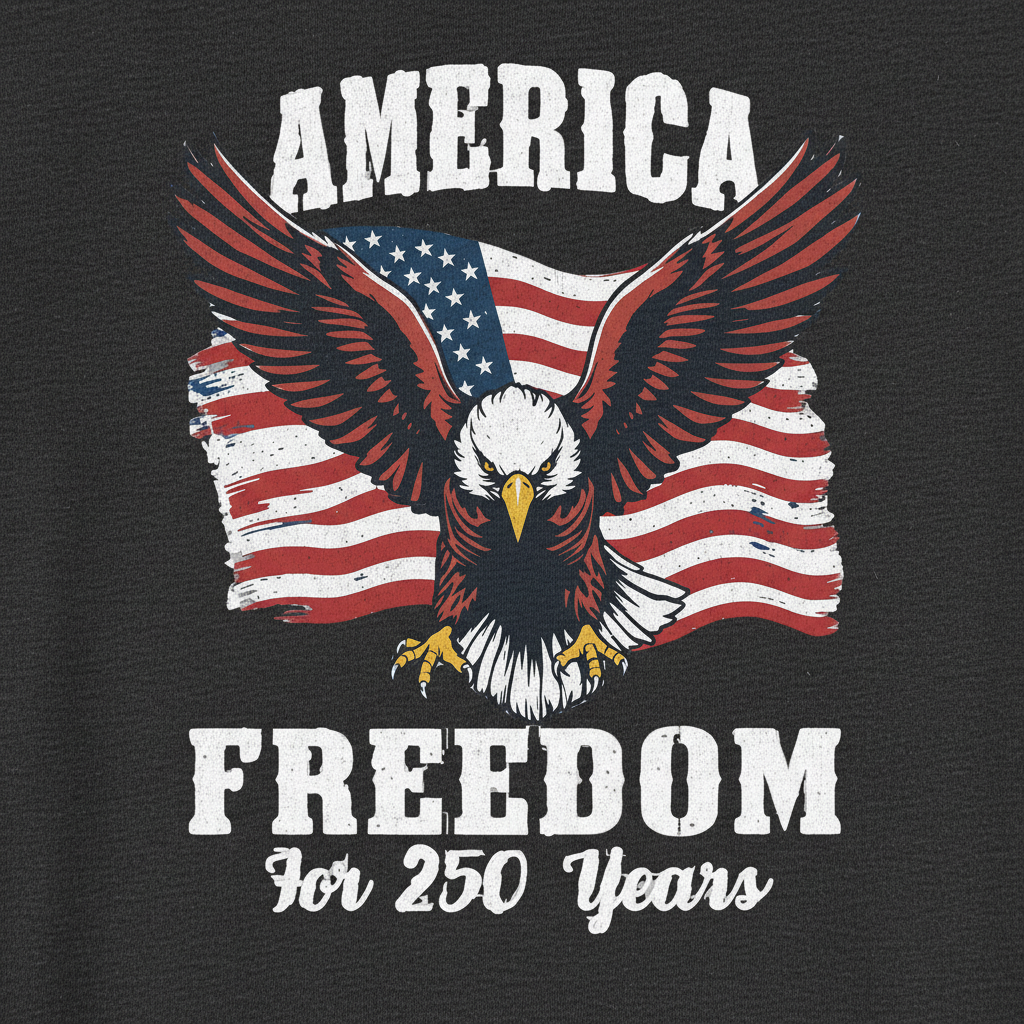 America Freedom – 250 Years (1776–2026) T-Shirt