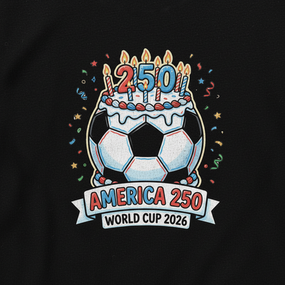 America 250 Birthday Celebration Soccer Tee – World Cup 2026