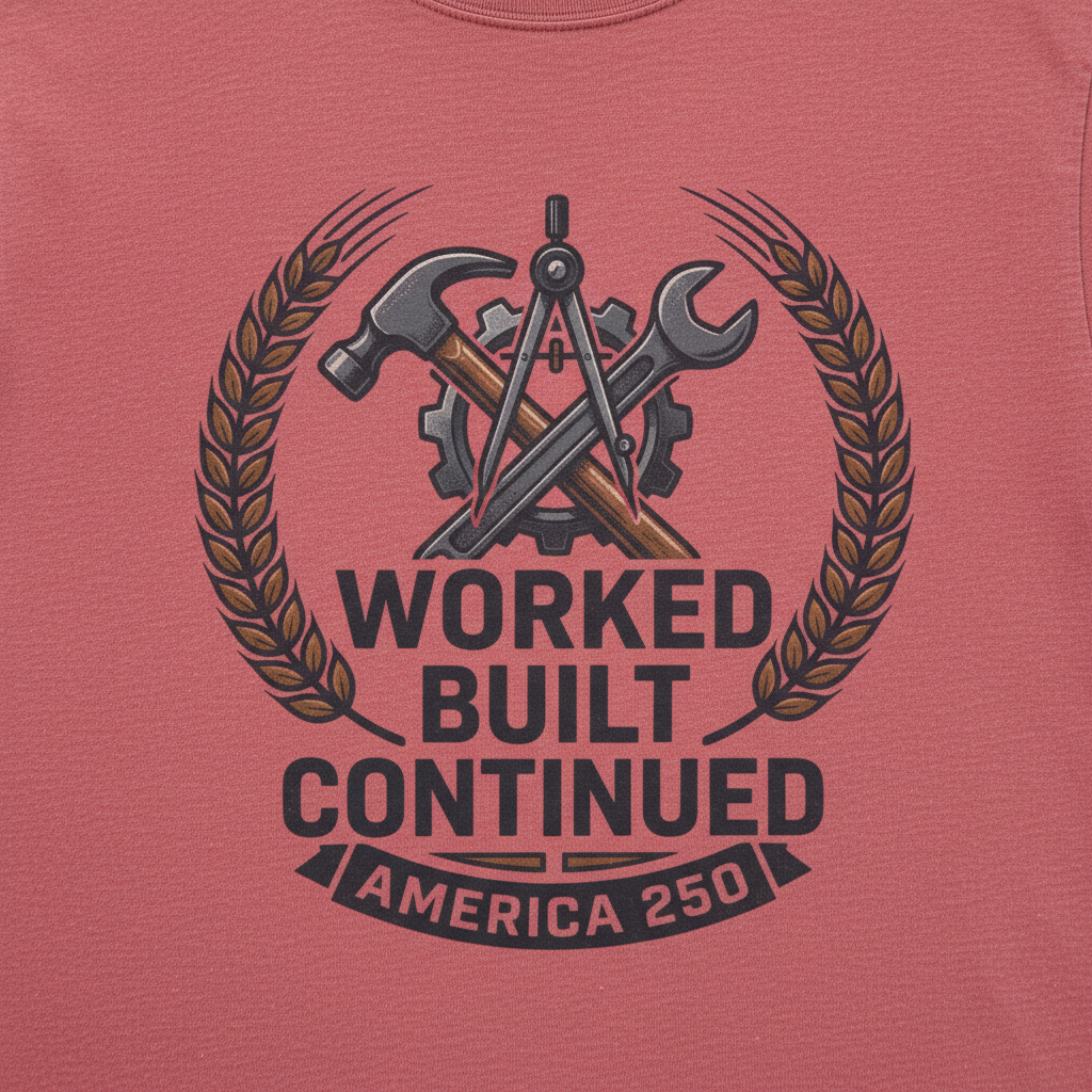 Forged by Labor, Carried Forward — America 250 Craft Tee