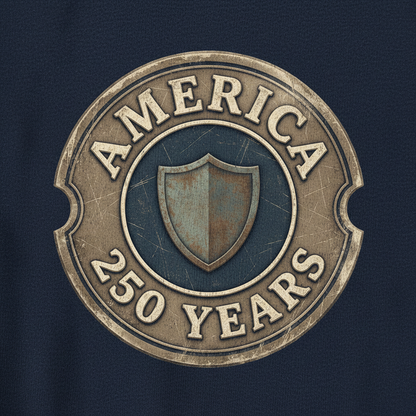 The Shield of 250 Years — America Heritage Tee