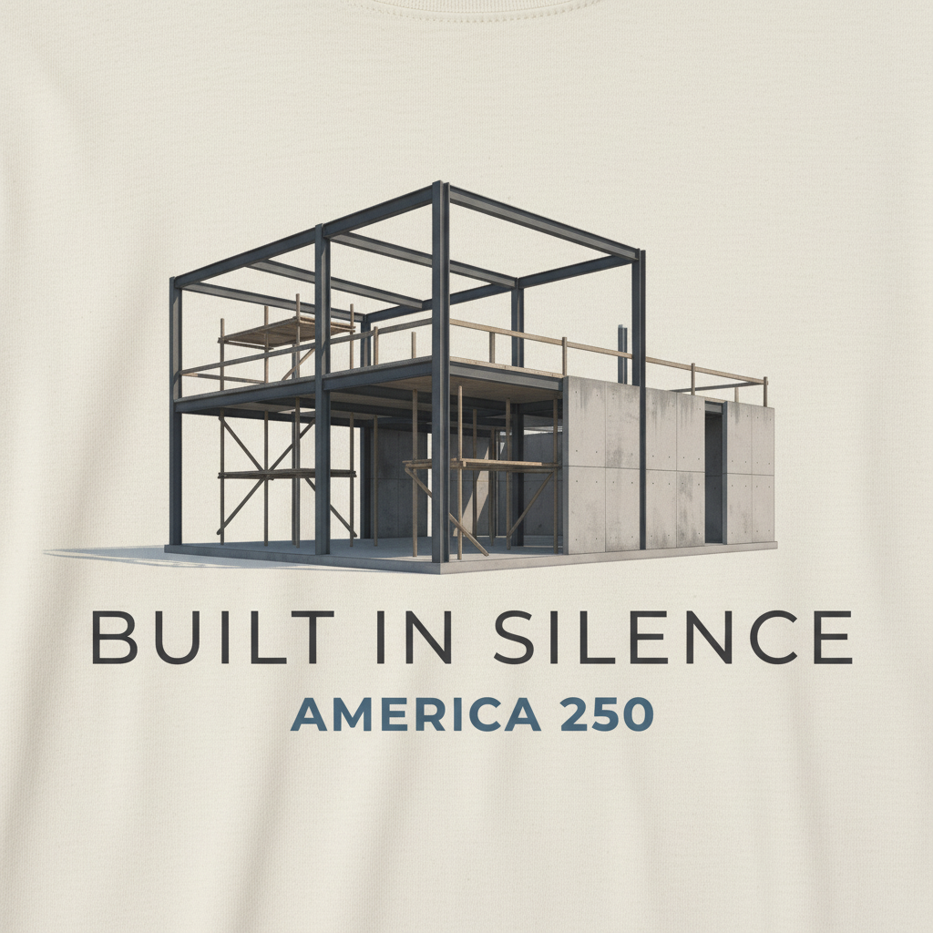 Built in Silence — America 250 Tee
