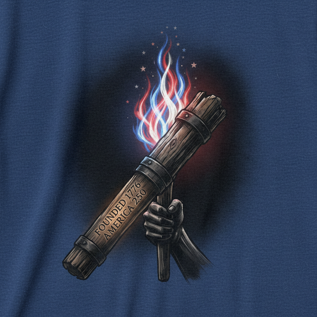 Kindled Liberty — America 250 Heritage Tee