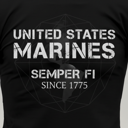 USMC "Honor, Courage, Commitment" Defined Veteran Tee