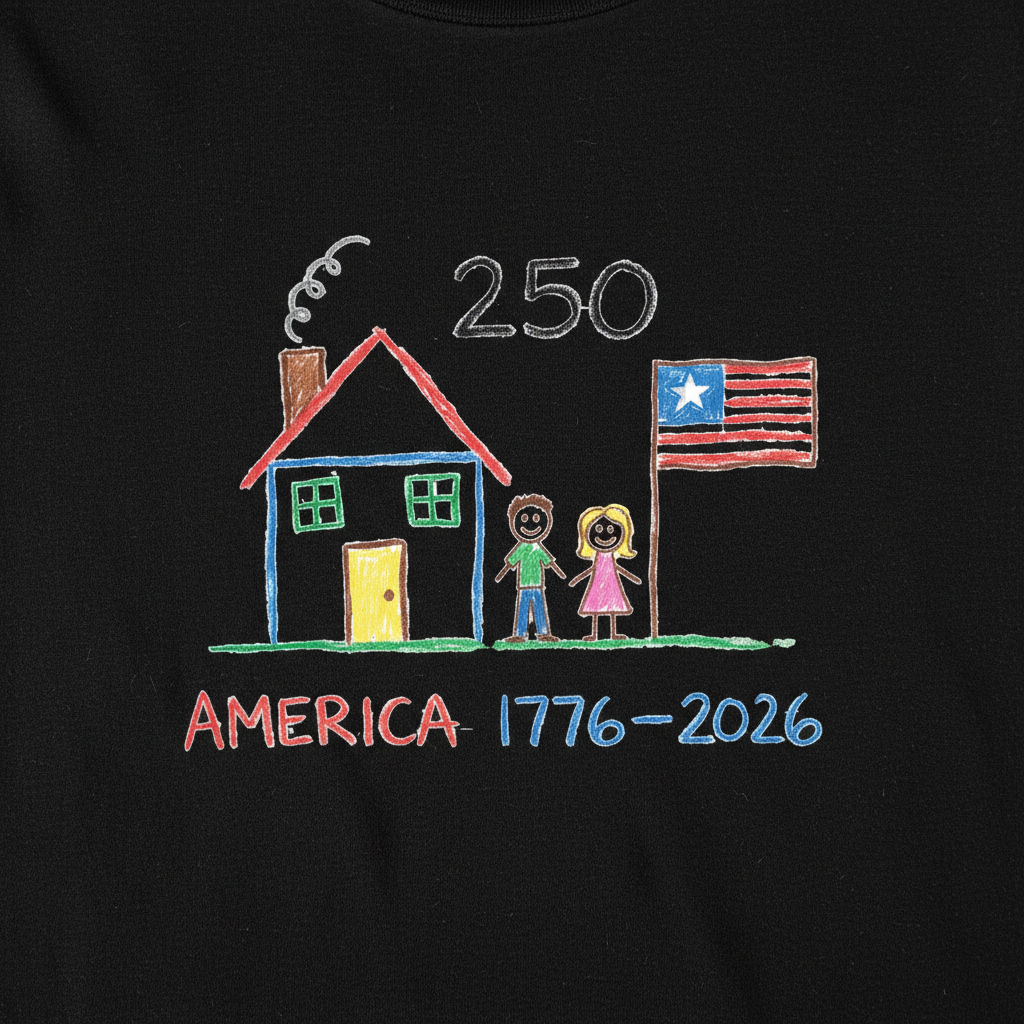 Drawn by Generations — America 250 Heritage Tee
