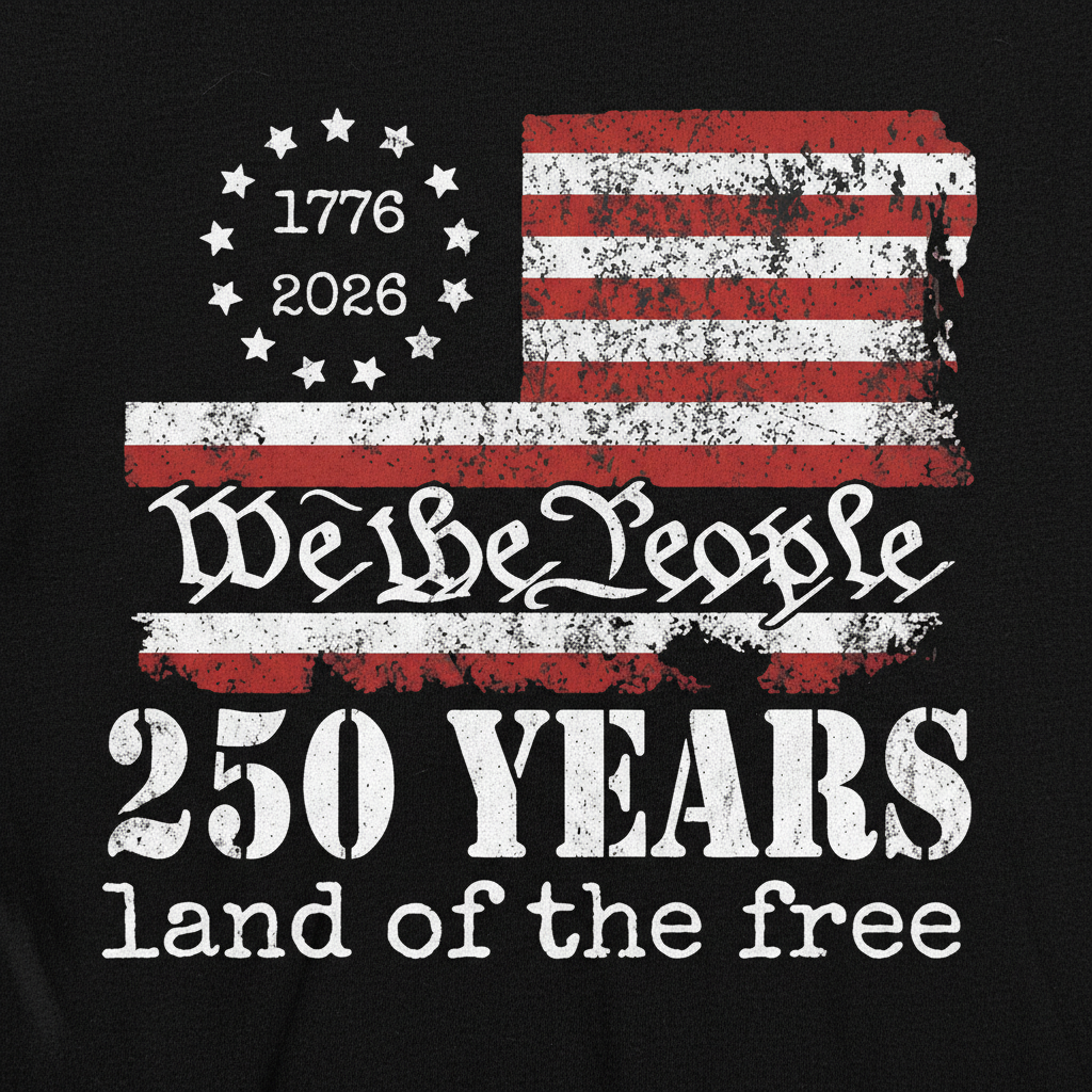 America 250 – We The People, Land of the Free T-shirt