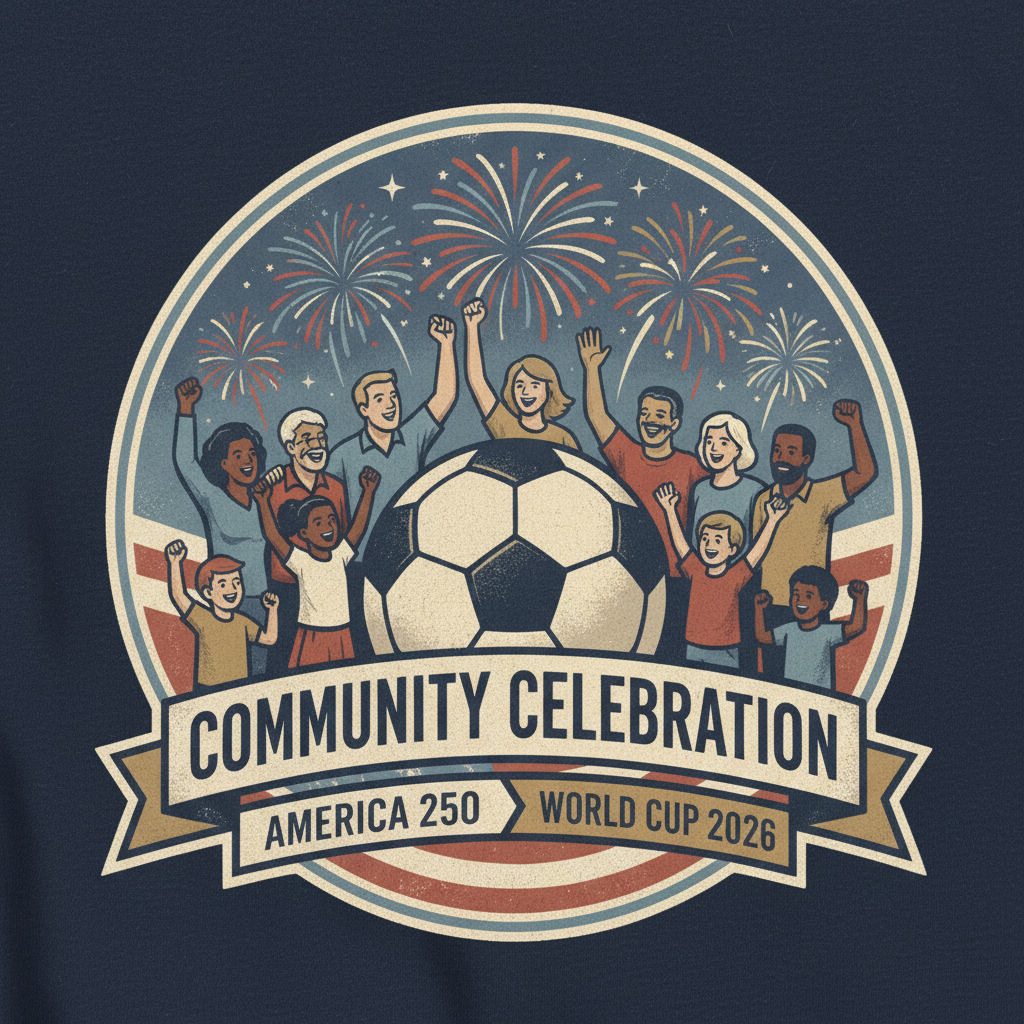 Fireworks of Unity — America 250 Heritage Tee