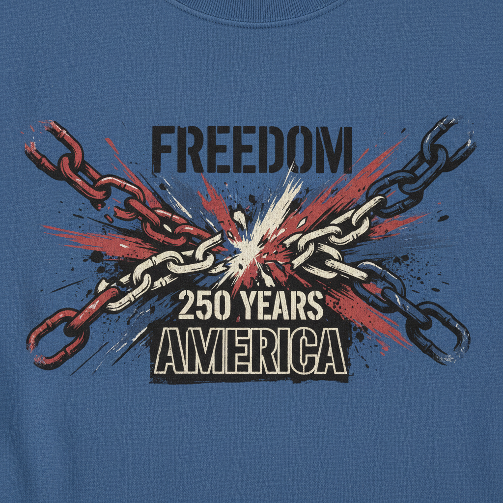 Unchained Liberty — America 250 Heritage Tee