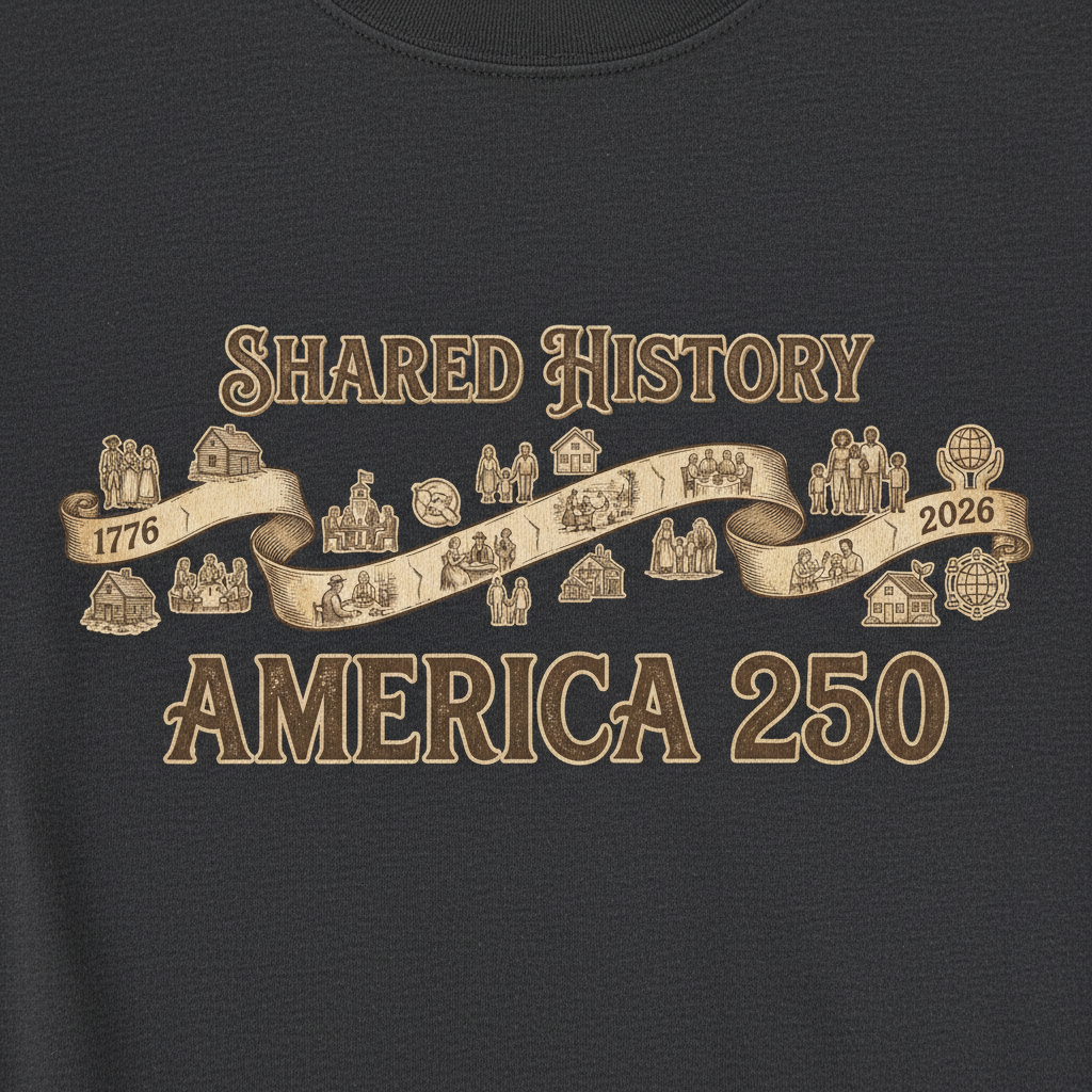 Chronicle Ribbon — America 250 Heritage Tee