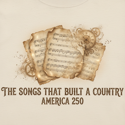 Harmonies of History — America 250 Heritage Tee