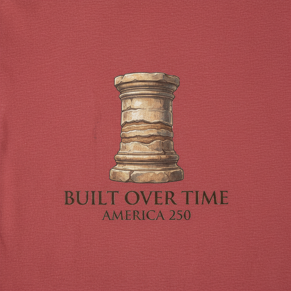 Laid Stone by Stone — America 250 Heritage Tee