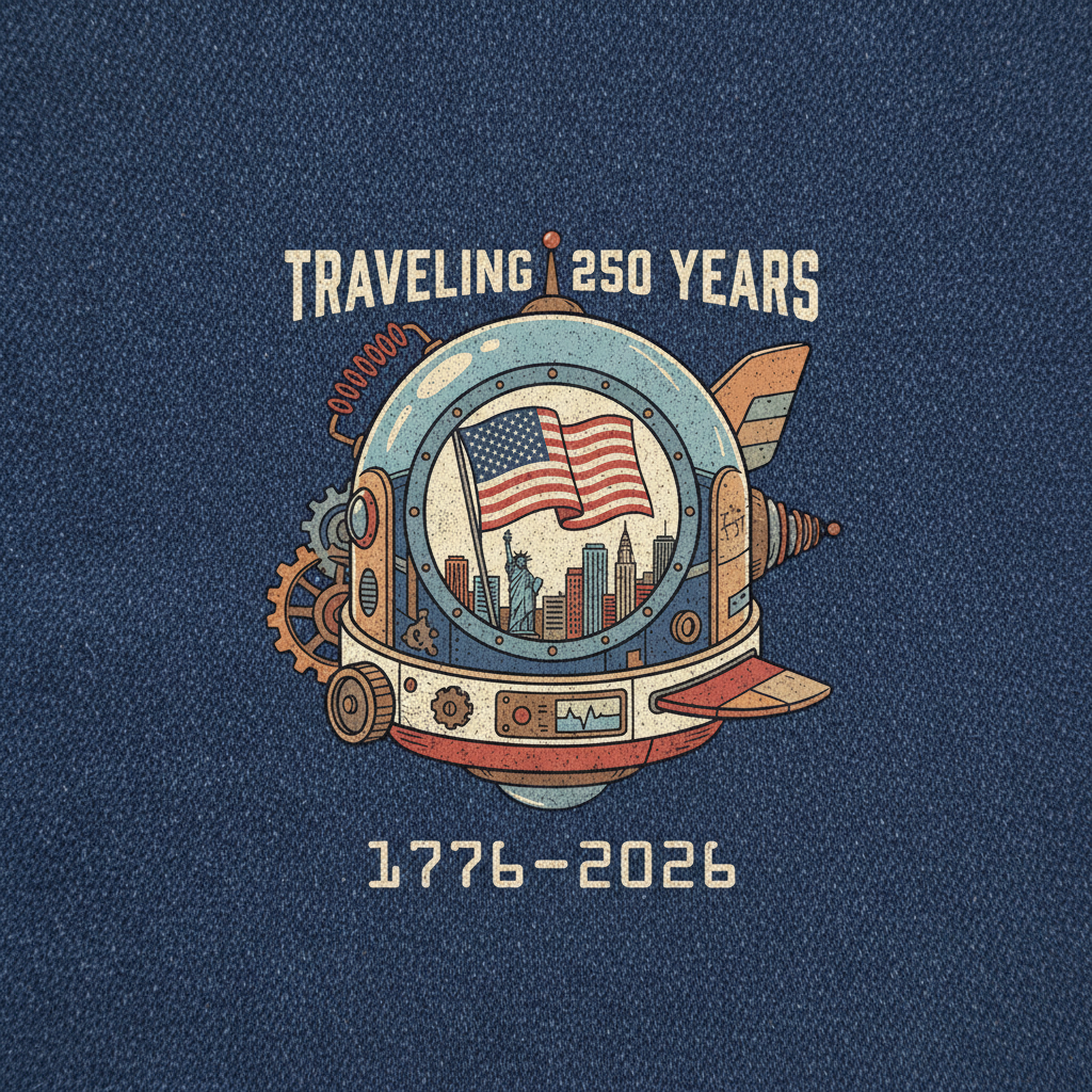 Time Voyager — America 250 Heritage Tee