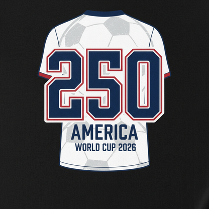 America 250 Jersey Tribute Tee – World Cup 2026 Edition