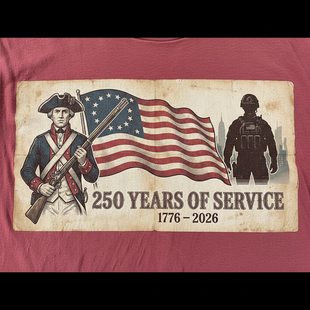 250 Years of Service — America 250 Heritage Tee