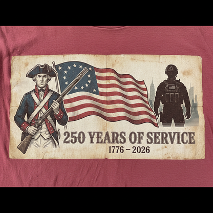 250 Years of Service — America 250 Heritage Tee