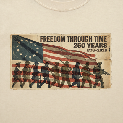 Freedom Through Time — America 250 Heritage Tee