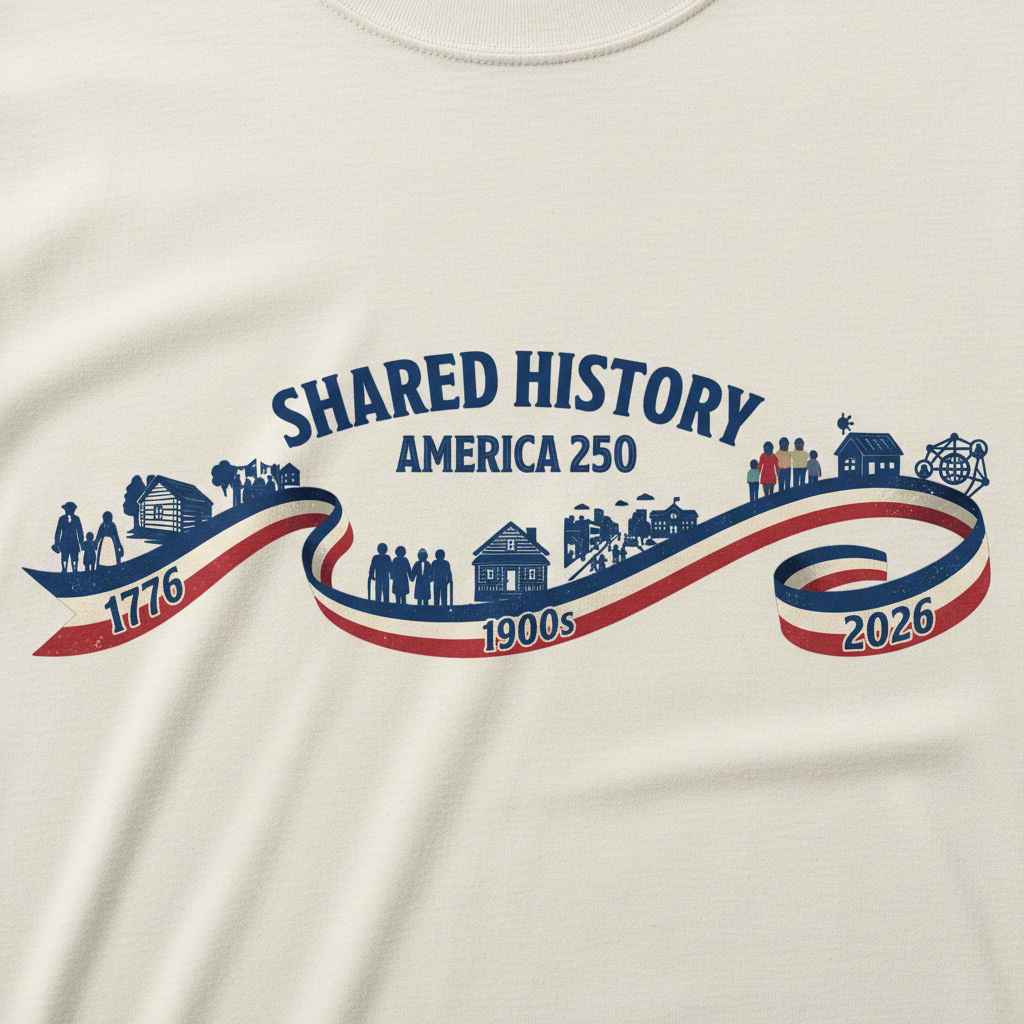 National Ribbon — America 250 Heritage Tee