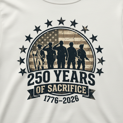 250 Years of Sacrifice — America 250 Heritage Tee