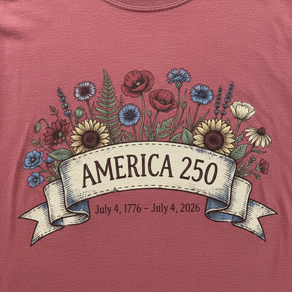 Wildflowers of Liberty — America 250 Heritage Tee