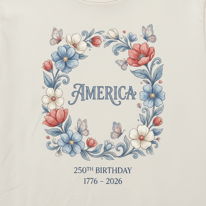 Floral Celebration — America 250 Heritage Tee