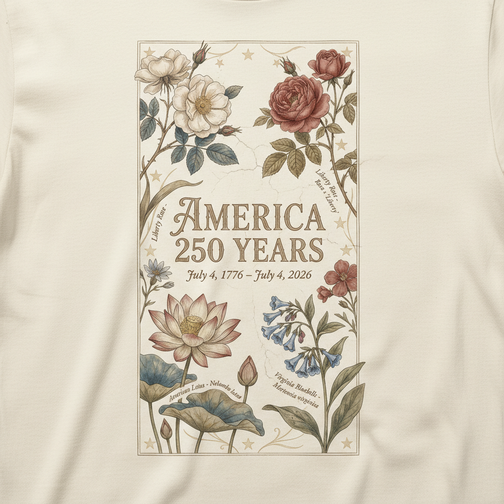 Botanical History — America 250 Heritage Tee