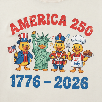 America 250 – Patriotic Duck Parade T-Shirt