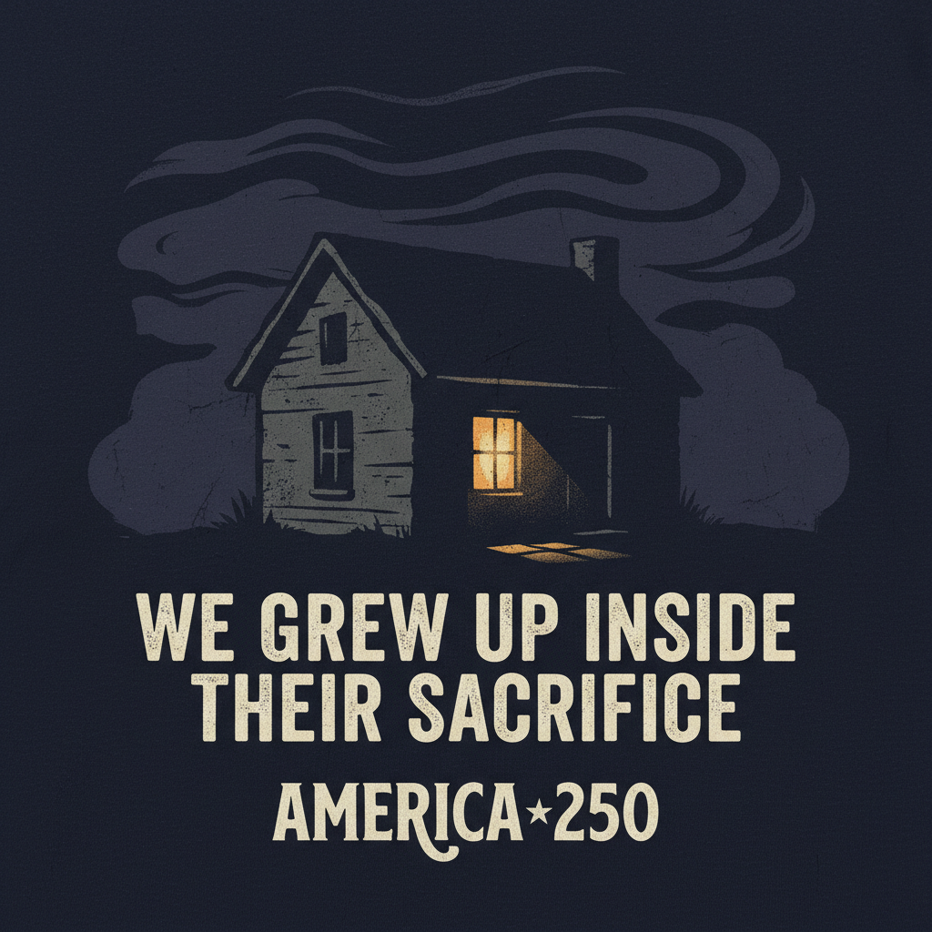 Shelter of Sacrifice — America 250 Heritage Tee