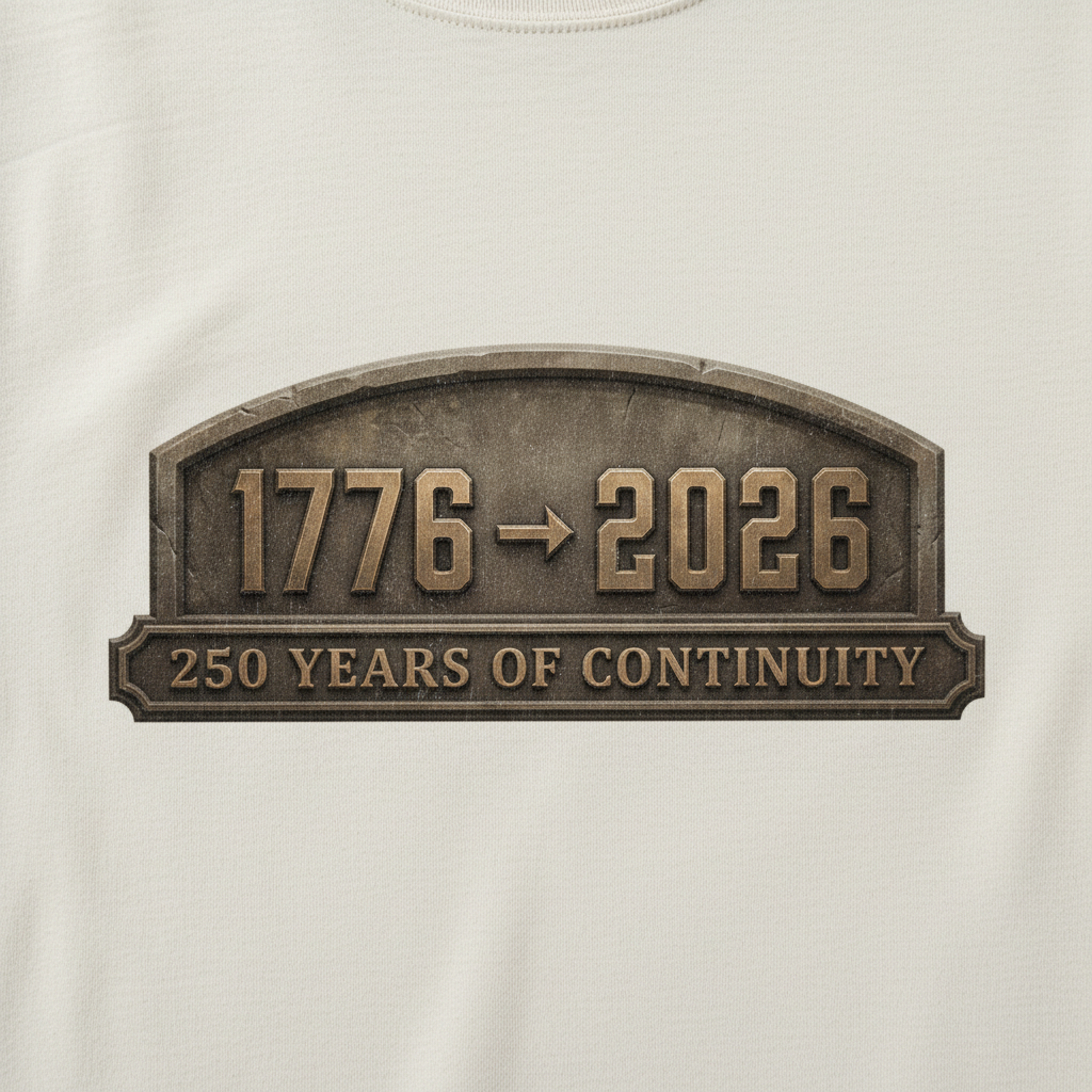 Timeless Continuity — America 250 Heritage Tee