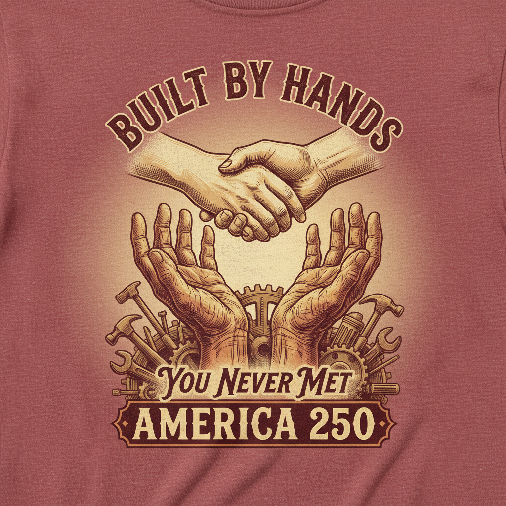 Built by Hands — America 250 Workline Tee