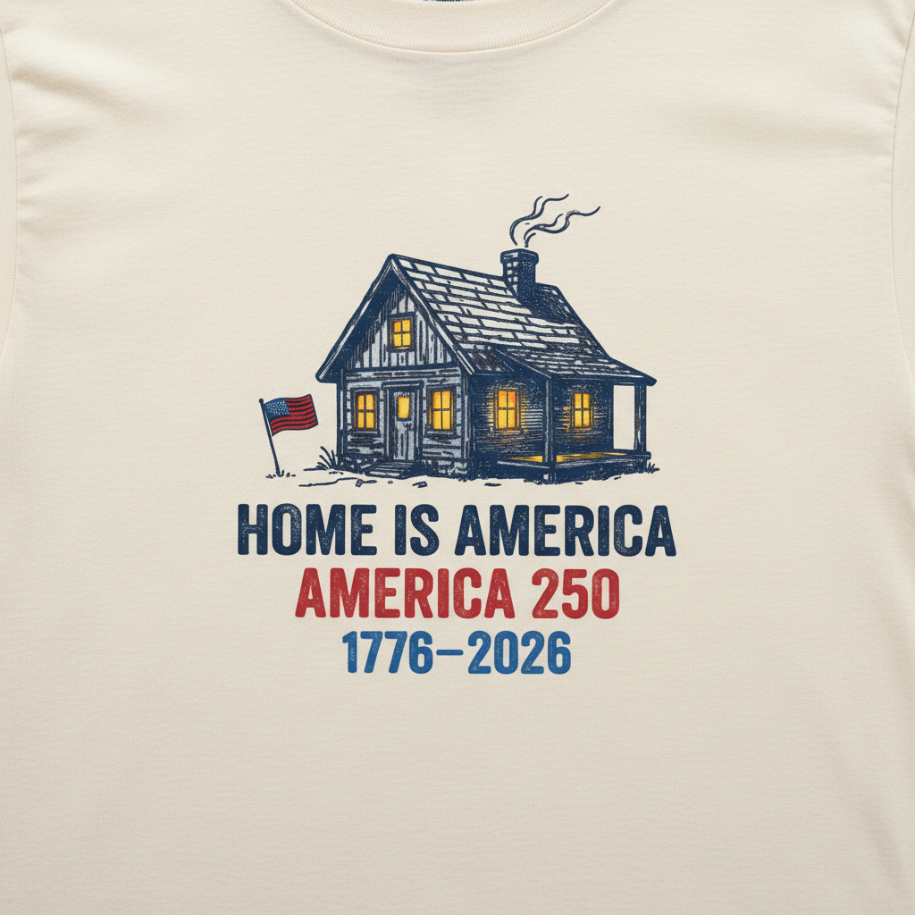 Home Is America — 1776–2026 Heritage Tee