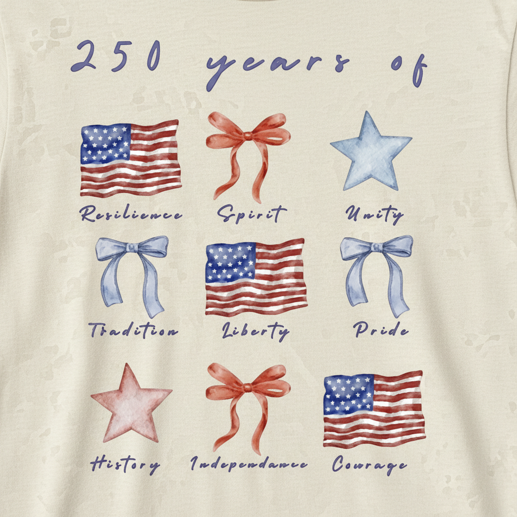 America 250 – Symbols of Freedom T-Shirt
