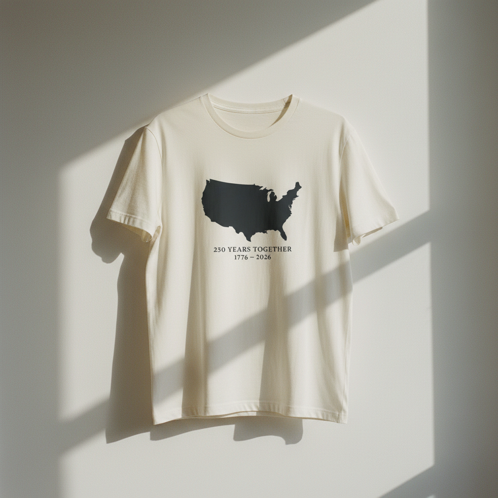 Solidarity Map — America 250 Heritage Tee