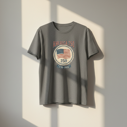 Vintage Stamp — America 250 Heritage Tee