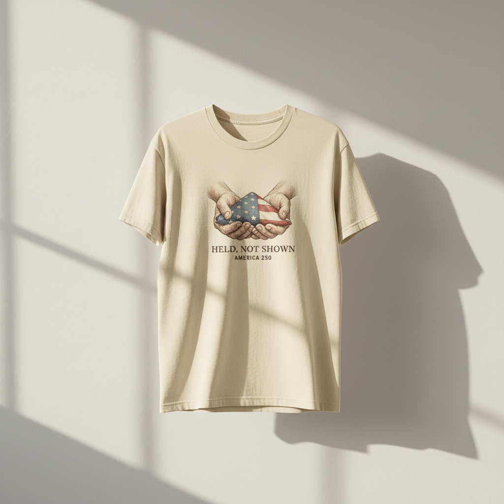 Held, Not Shown — America 250 Tee