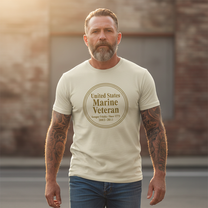 USMC Veteran Shirt 2003-2011 Service Era - Proud Marine Corps Veteran Tee