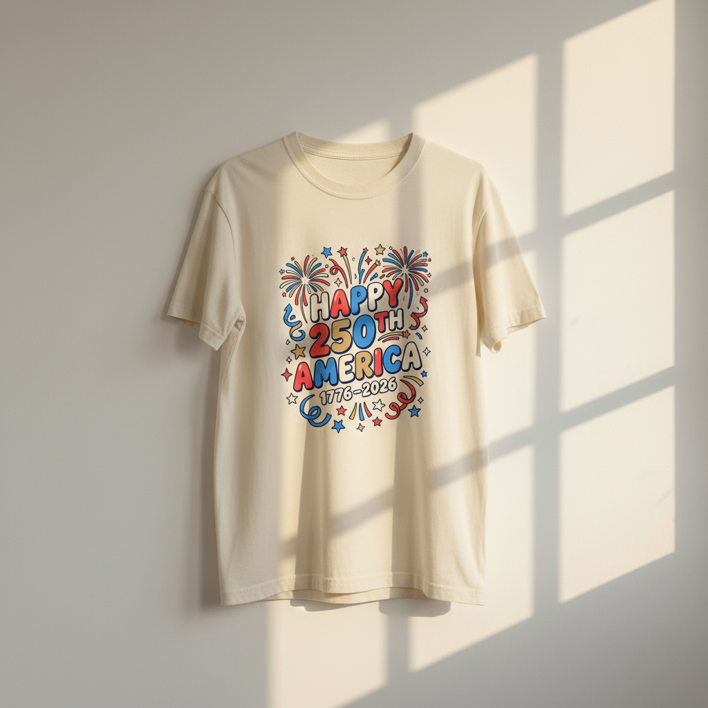 Happy 250th America — Independence Celebration 1776–2026 T-Shirt