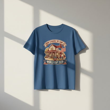 Home Is Where the Game Lives — America 250 World Cup Tee