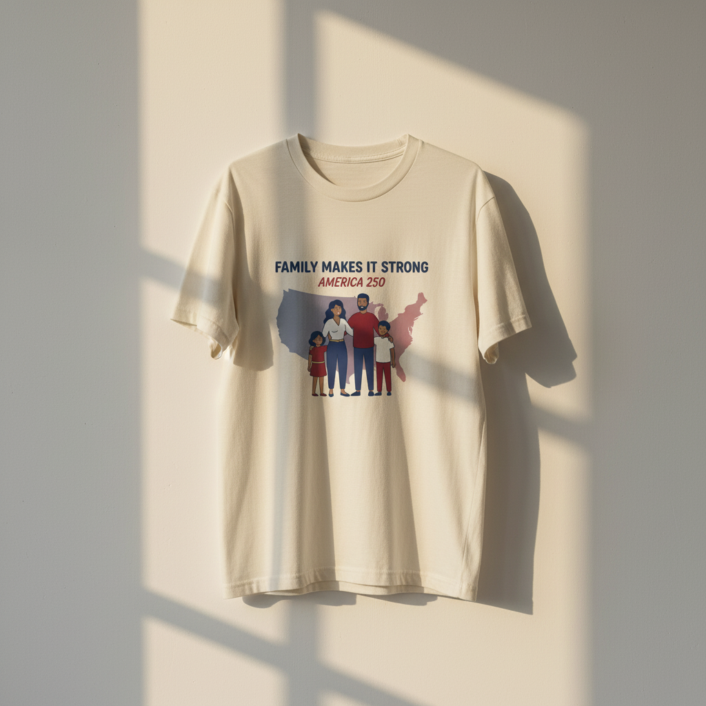 Family Makes It Strong — America 250 Tee