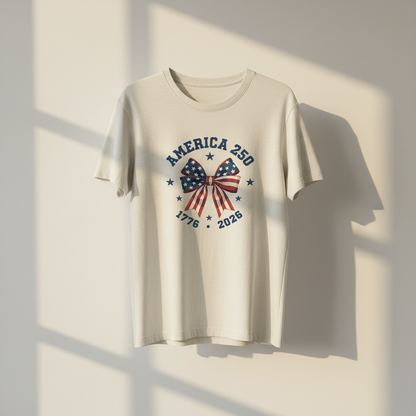 America 250 – Patriotic Bow Celebration T-Shirt