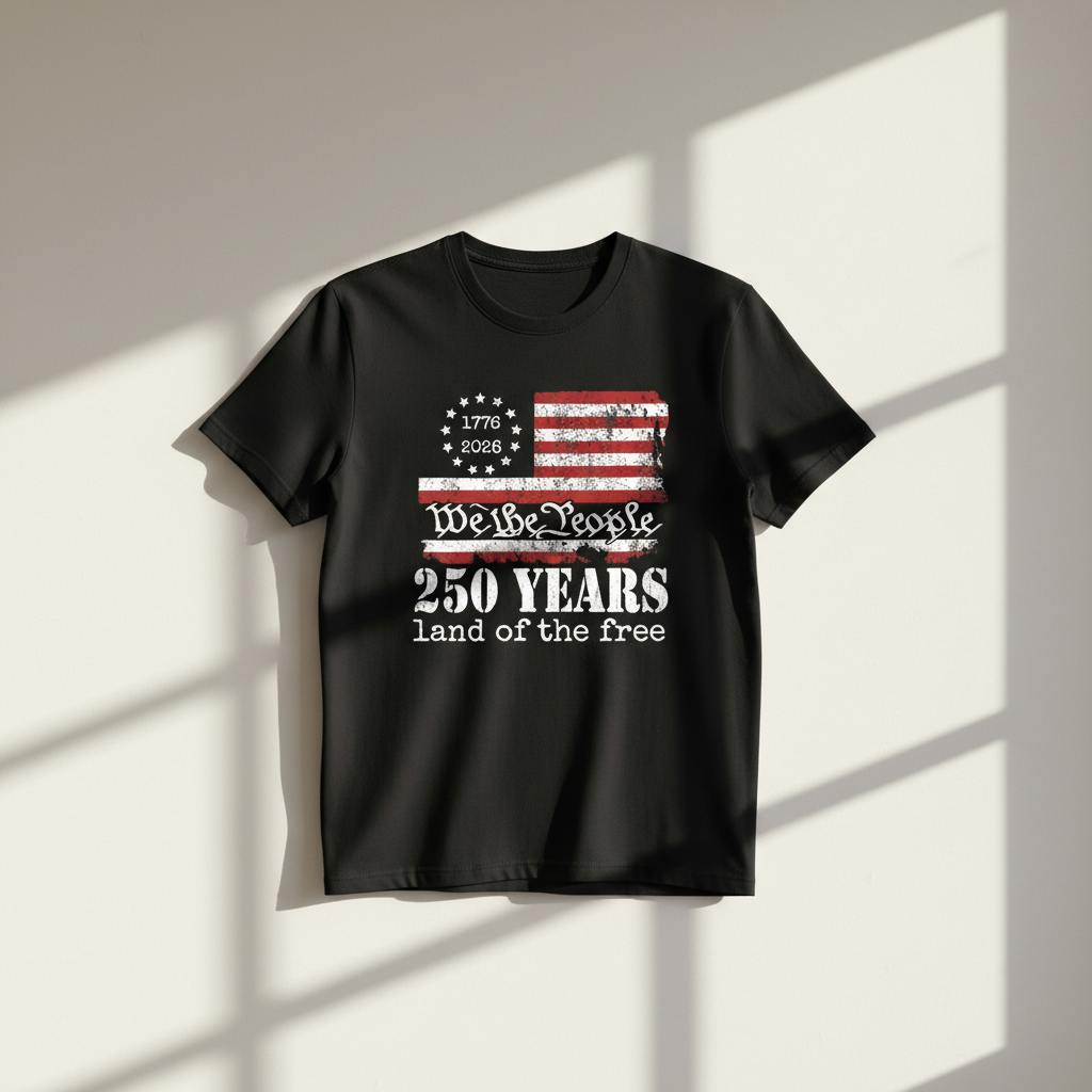 America 250 – We The People, Land of the Free T-shirt